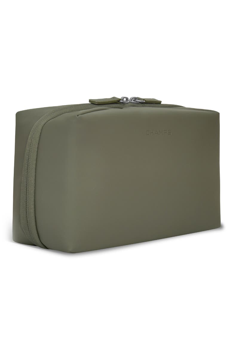 Waterproof Nylon Dopp Kit, Alternate, color, GREEN
