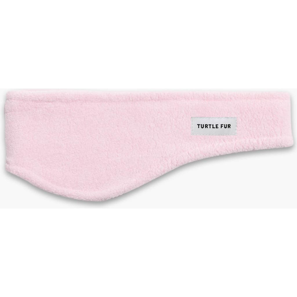 Turtle Fur Bang Band Fleece Headband In Pink