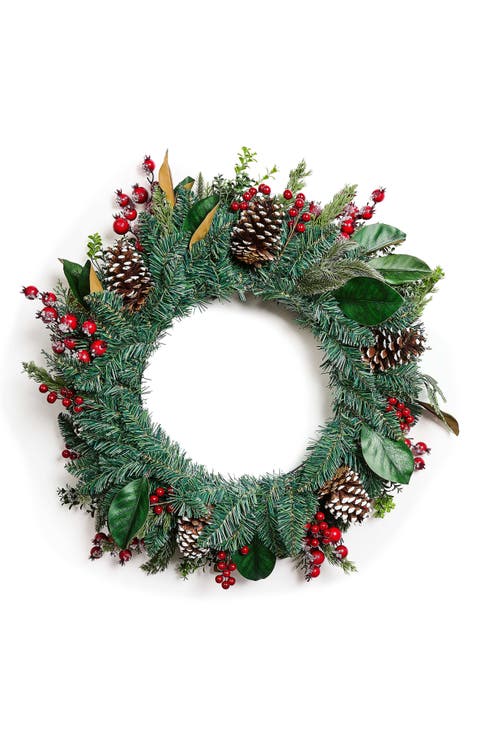 Holiday Berry Urn Wreath