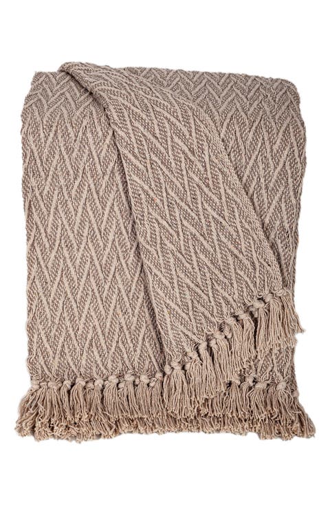 Fringe Throw Blanket