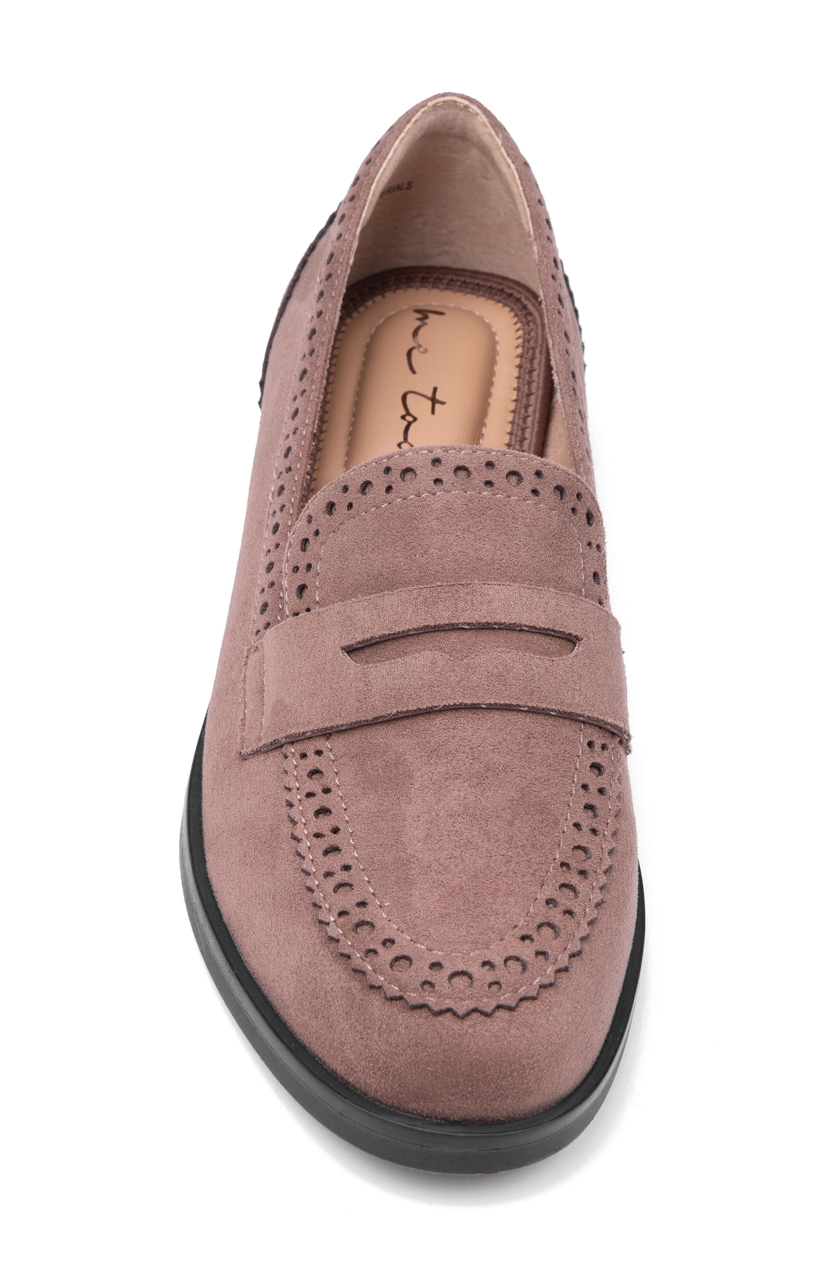 Me Too Breck Penny Loafer, Alternate, color, Smokey Taupe