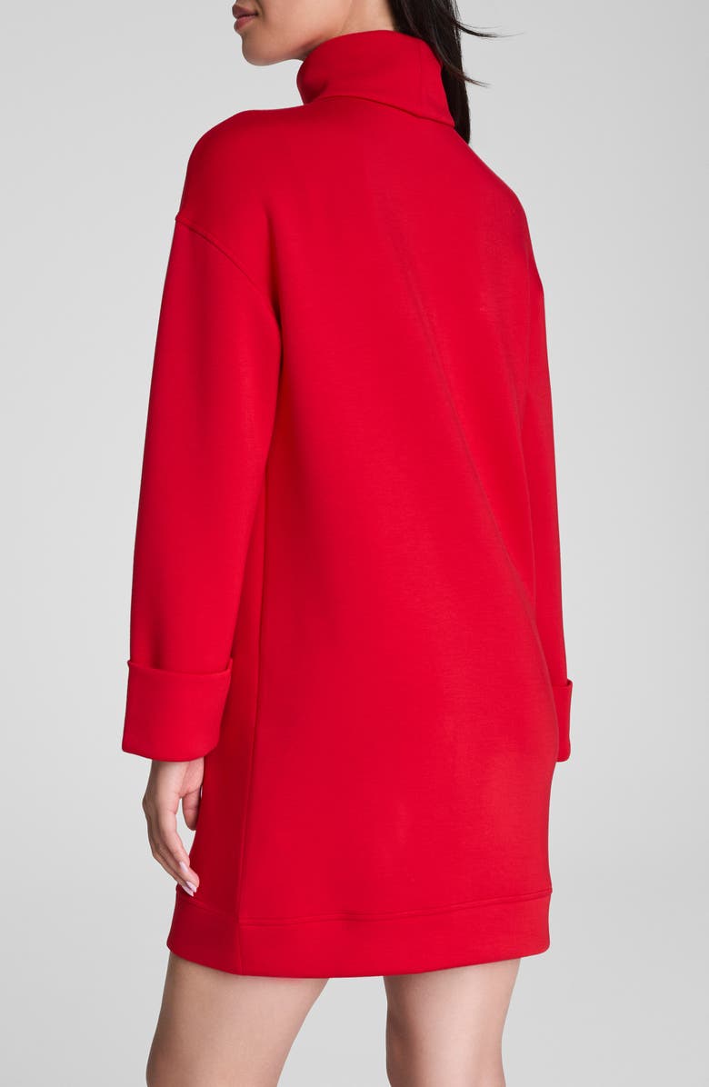 SPANX<sup>®</sup> AirEssentials Turtleneck Long Sleeve Minidress, Alternate, color, Spanx Red