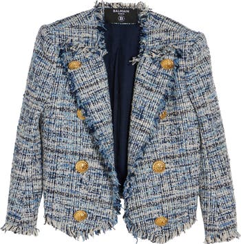 Balmain Edge to Edge Tweed Spencer Jacket | Nordstrom
