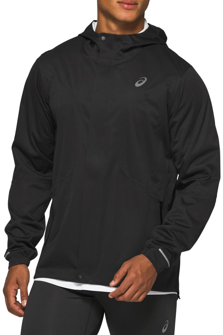 Accelerate Waterproof Hooded Jacket, Main, color, BLACK