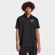 Nike Men's Nike Black Detroit Lions Sideline Woven Dri-FIT Polo