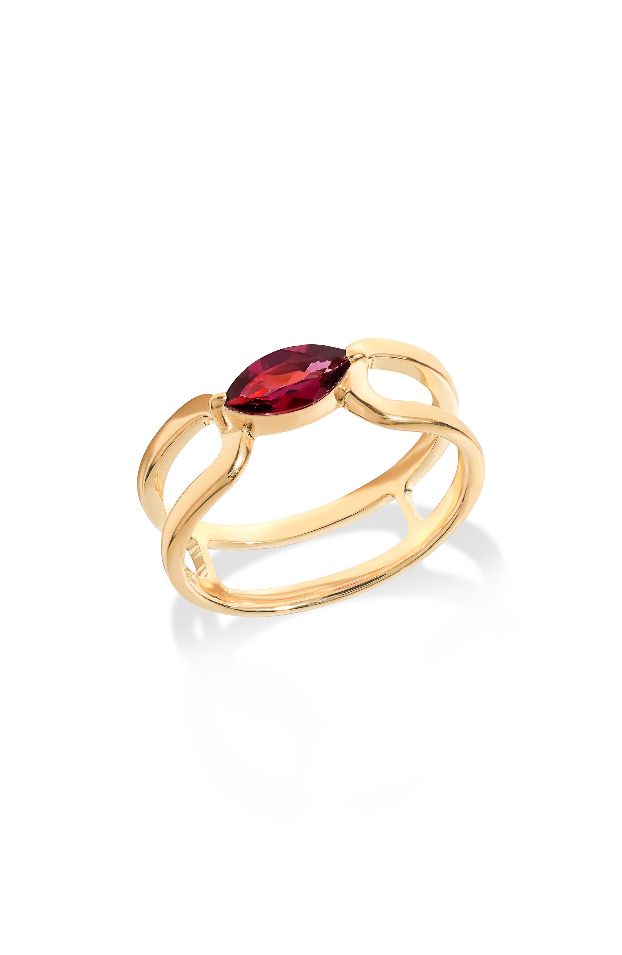Marquise Crossover Ring