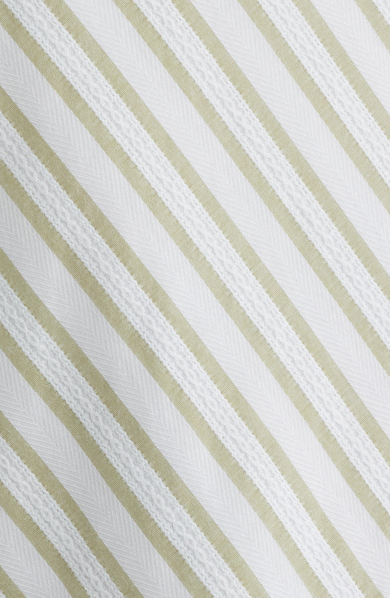 Parker Knot Halter Stripe Midi Dress, Alternate, color, New Ivory