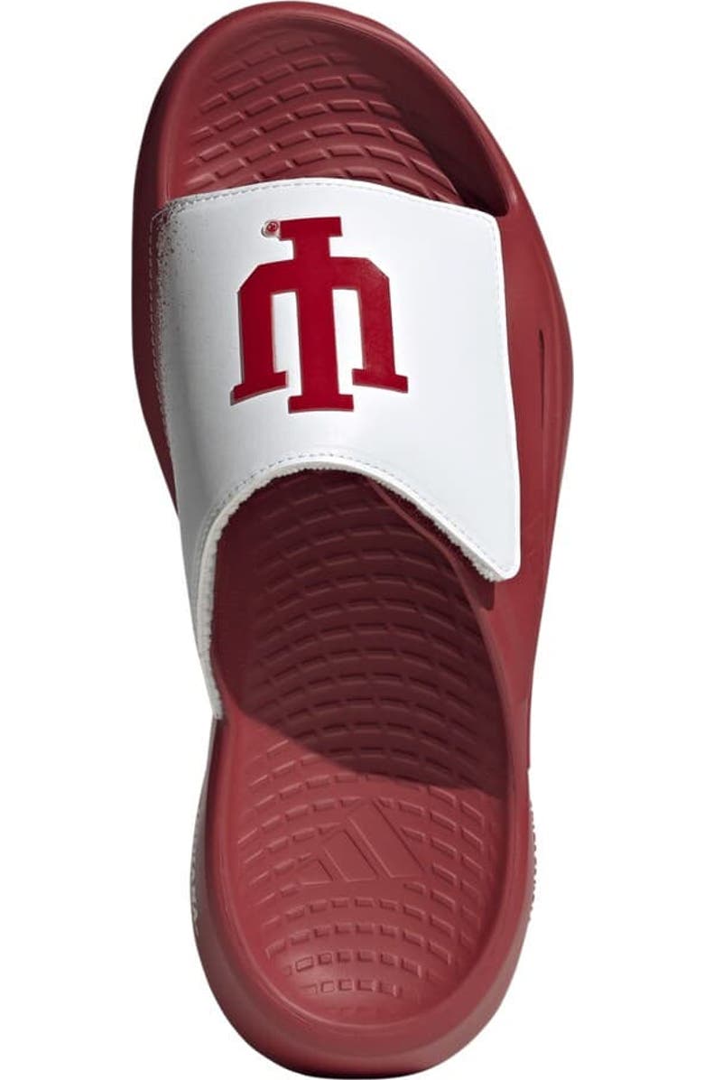 adidas Unisex adidas Crimson Indiana Hoosiers Lightblaze Slide Sandals, Alternate, color, Crimson