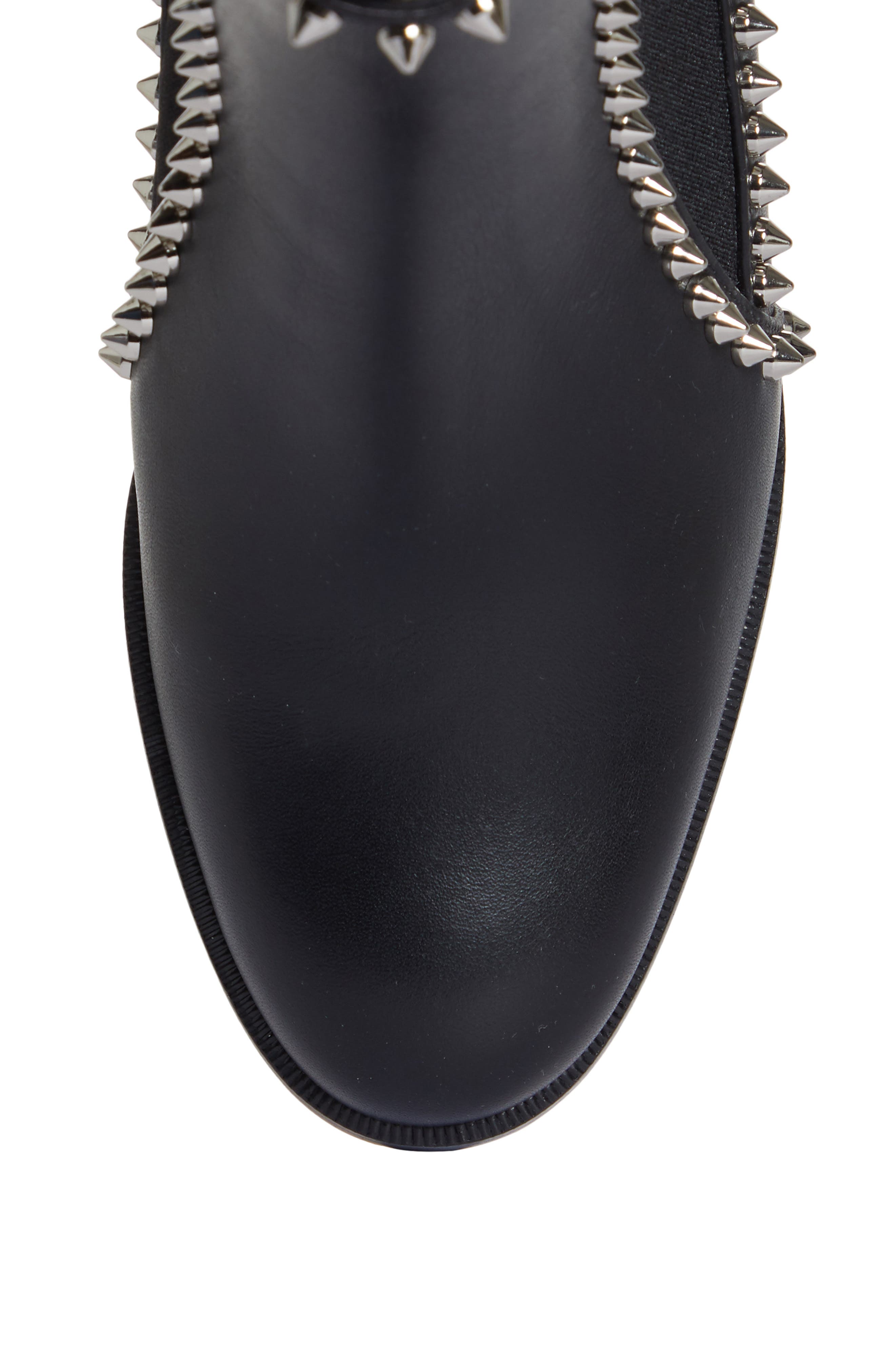 Christian Louboutin Spike Chelsea Bootie, Alternate, color, 