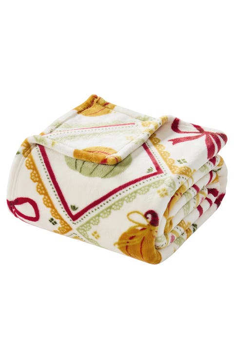 Autumn Plush Throw Blanket