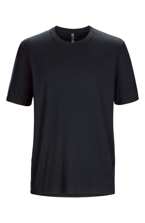 Veilance Frame Merino Wool Blend T-shirt In Black