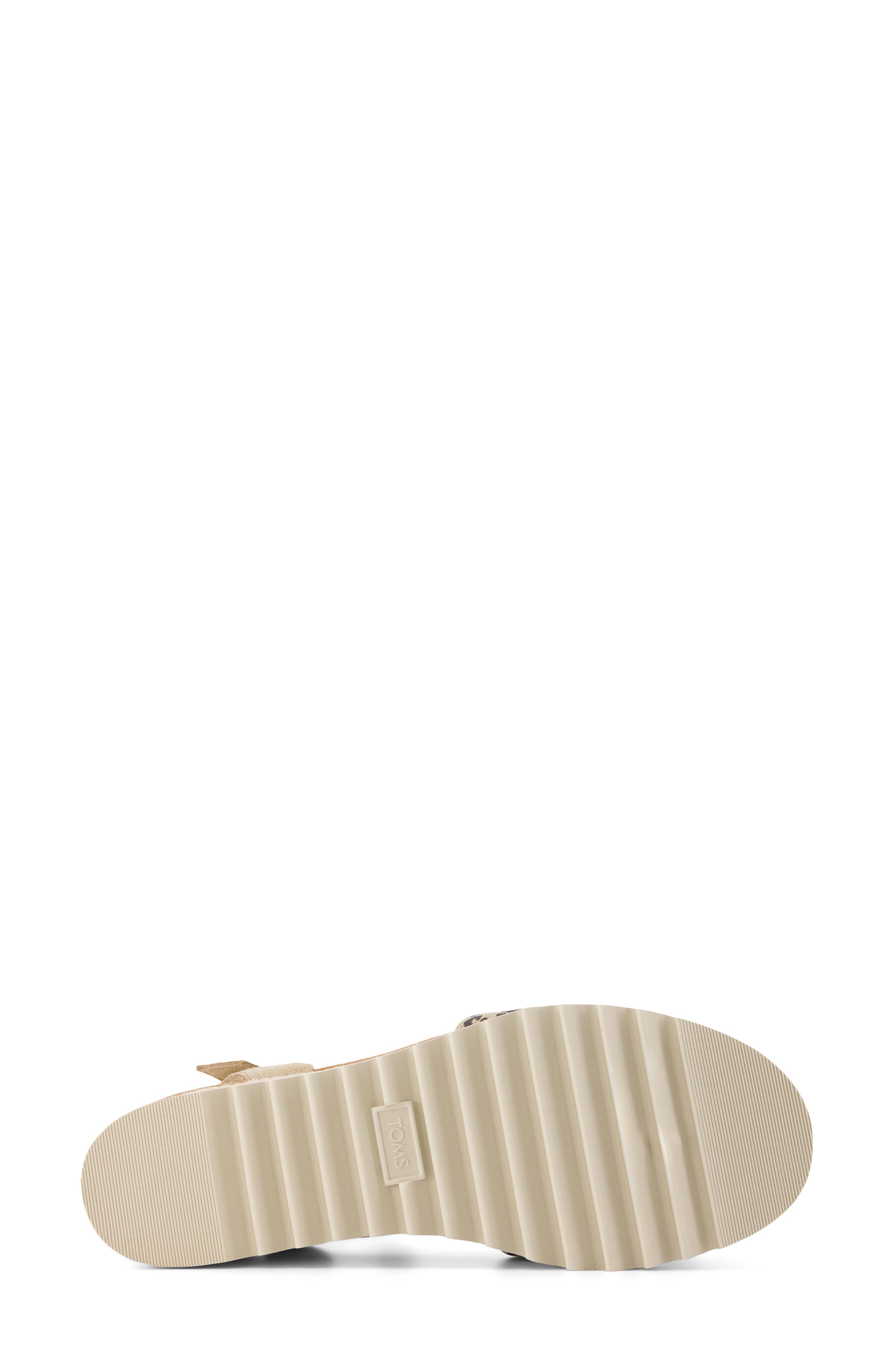 Diana Platform Wedge Sandal, Alternate, color, BEIGE/ KHAKI
