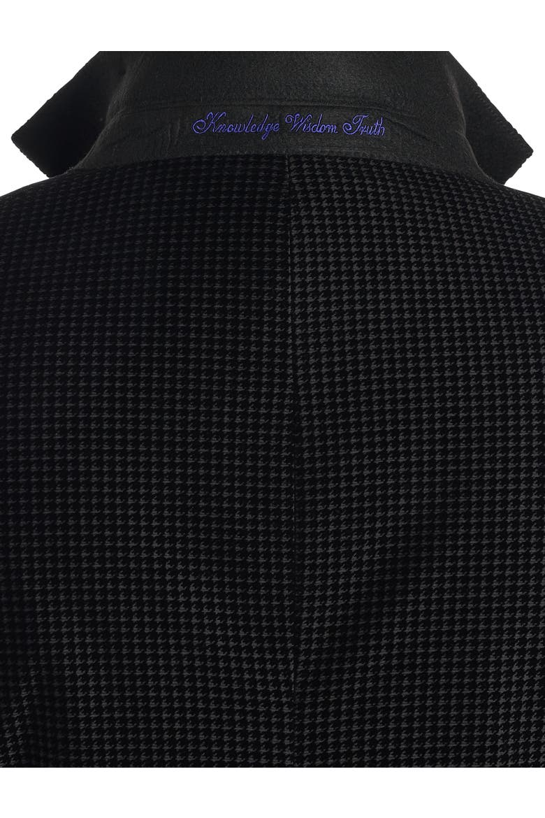 Big & Tall Colden Houndstooth Blazer, Alternate, color, BLACK