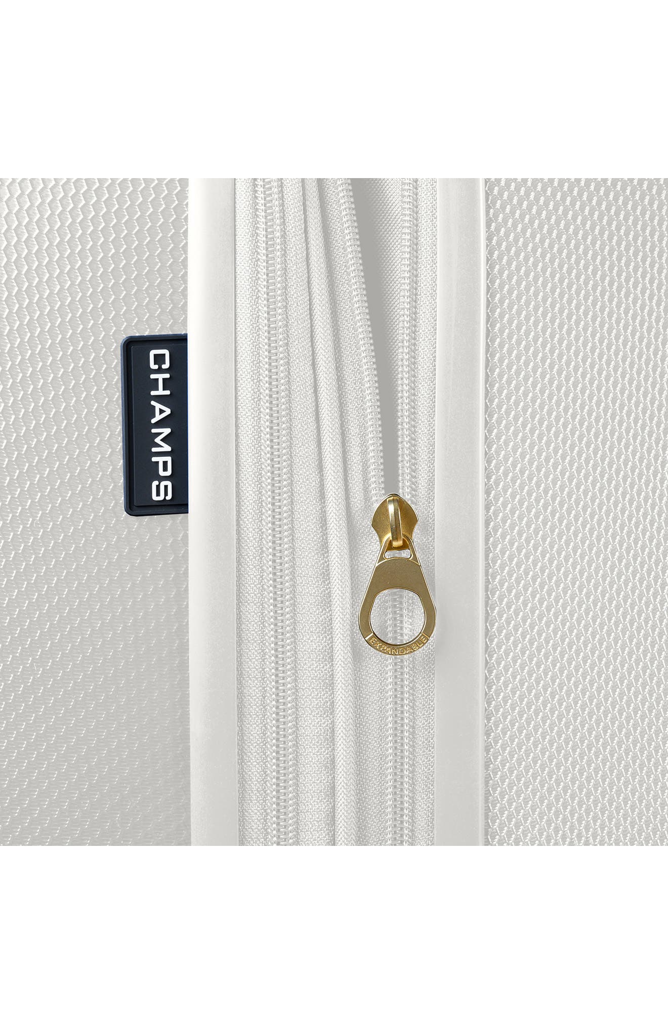 CHAMPS Luxe II 3-Piece Hardside Luggage Set, Alternate, color, Ivory