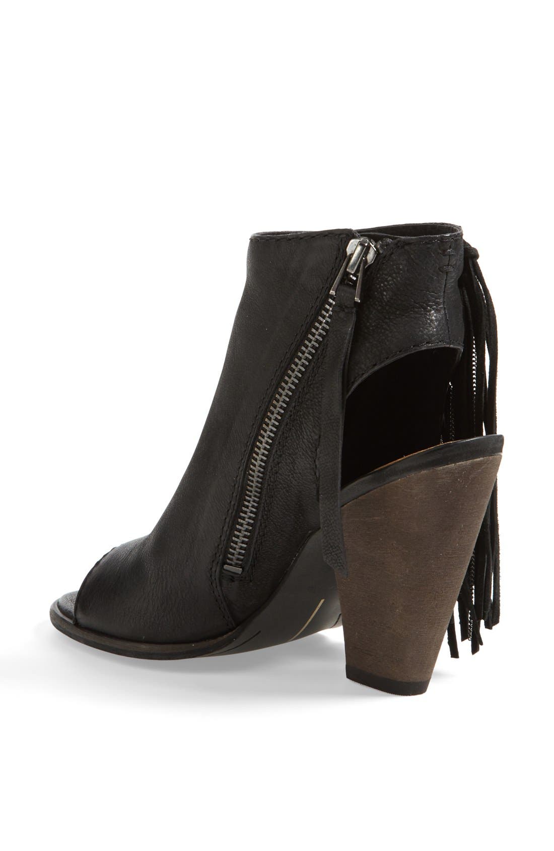 'Noralee' Bootie, Alternate, color, BLACK