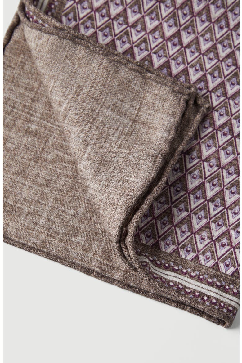 Pocket square with pattern, Alternate, color, Bordeaux