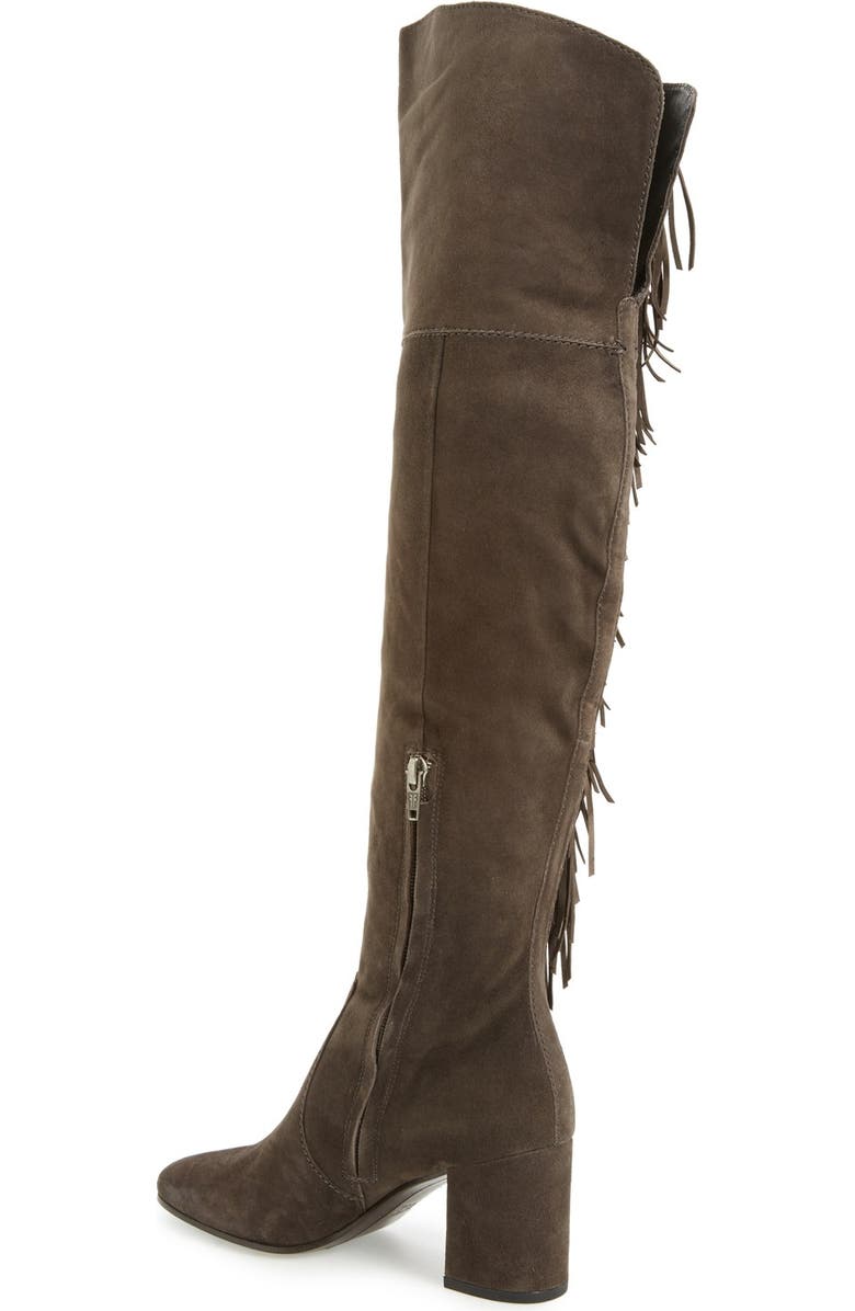 Frye 'Jodi' Fringe Over the Knee Boot, Alternate, color,