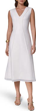 Donna Karan New York Sleeveless A-Line Cocktail Dress