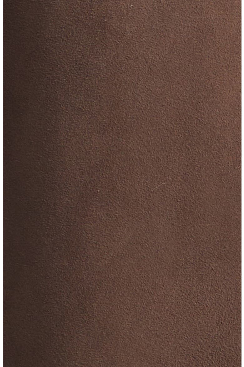 Goatskin Suede Overshirt, Alternate, color, CHOCOLAT