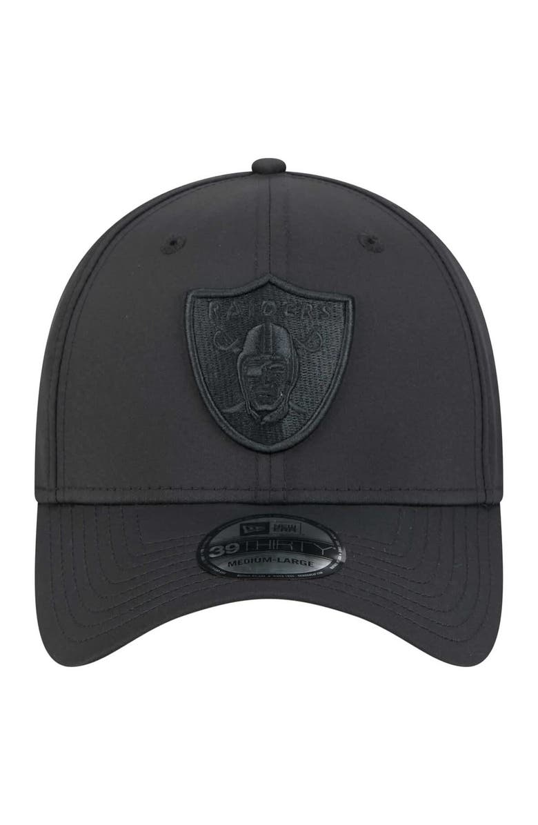 New Era Men's New Era Black Las Vegas Raiders Hydro 39THIRTY Flex Hat, Alternate, color, 