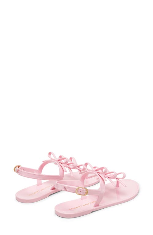 Stuart Weitzman Women's Felicity Bow Sandals In Pink Marshmallow