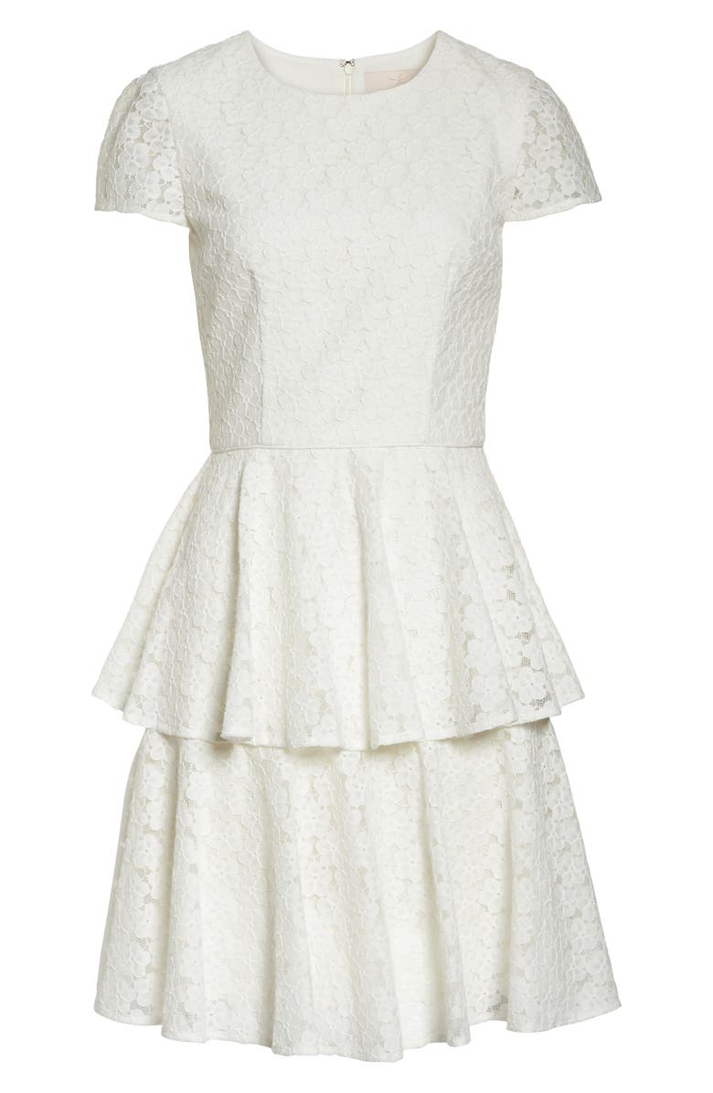 Gal Meets Glam Collection Daisy Lace Tiered Fit & Flare Dress | Nordstrom Gal Meets Glam Collection Daisy Lace Tiered Fit & Flare Dress | Nordstrom