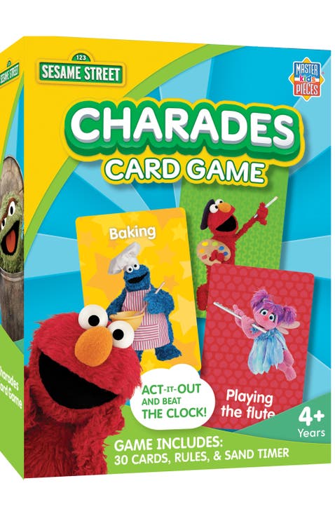 Sesame Street Charades Card Game