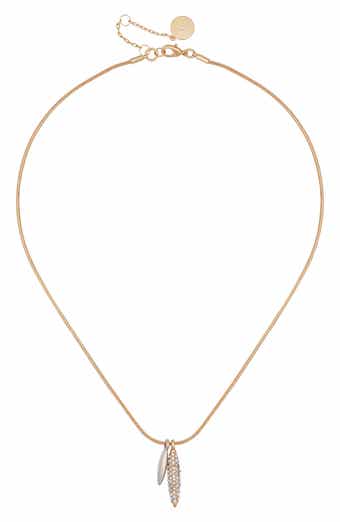 Vince Camuto Two-Tone Pendant Necklace