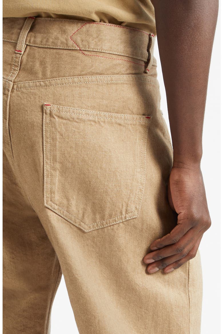 Le de-Nîmes Droit Straight Leg Jeans, Alternate, color, BEIGE