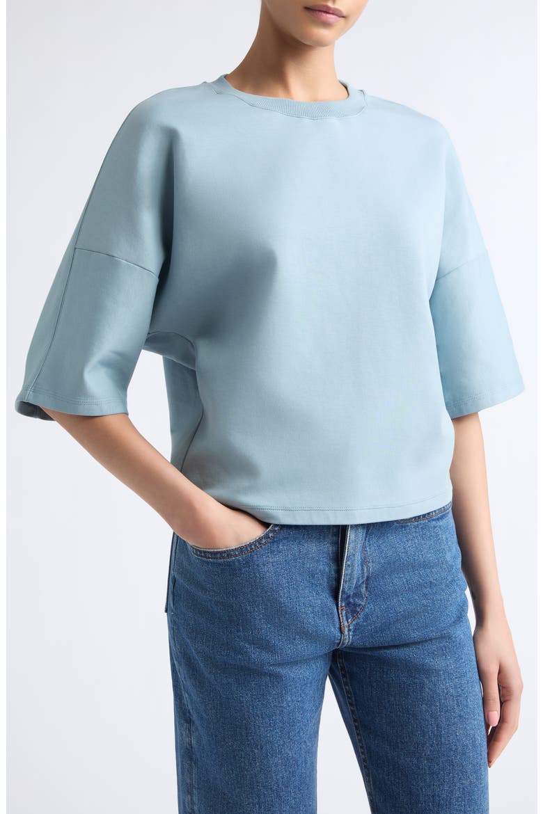 Rift Crop Jersey T-Shirt, Alternate, color, COVE