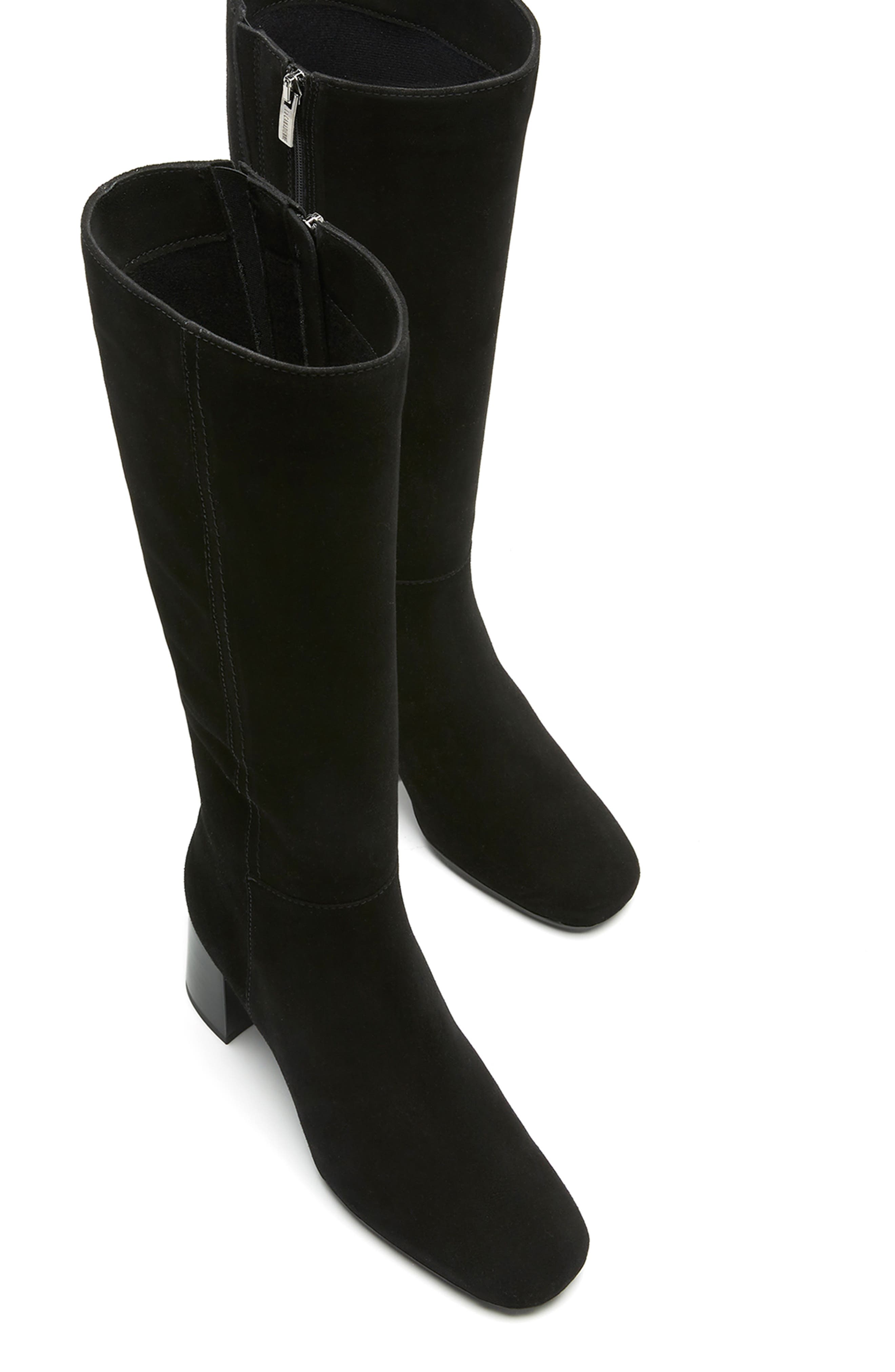 La Canadienne Kammie City Dry<sup>™</sup> Waterproof Knee High Boot, Alternate, color, Black Suede