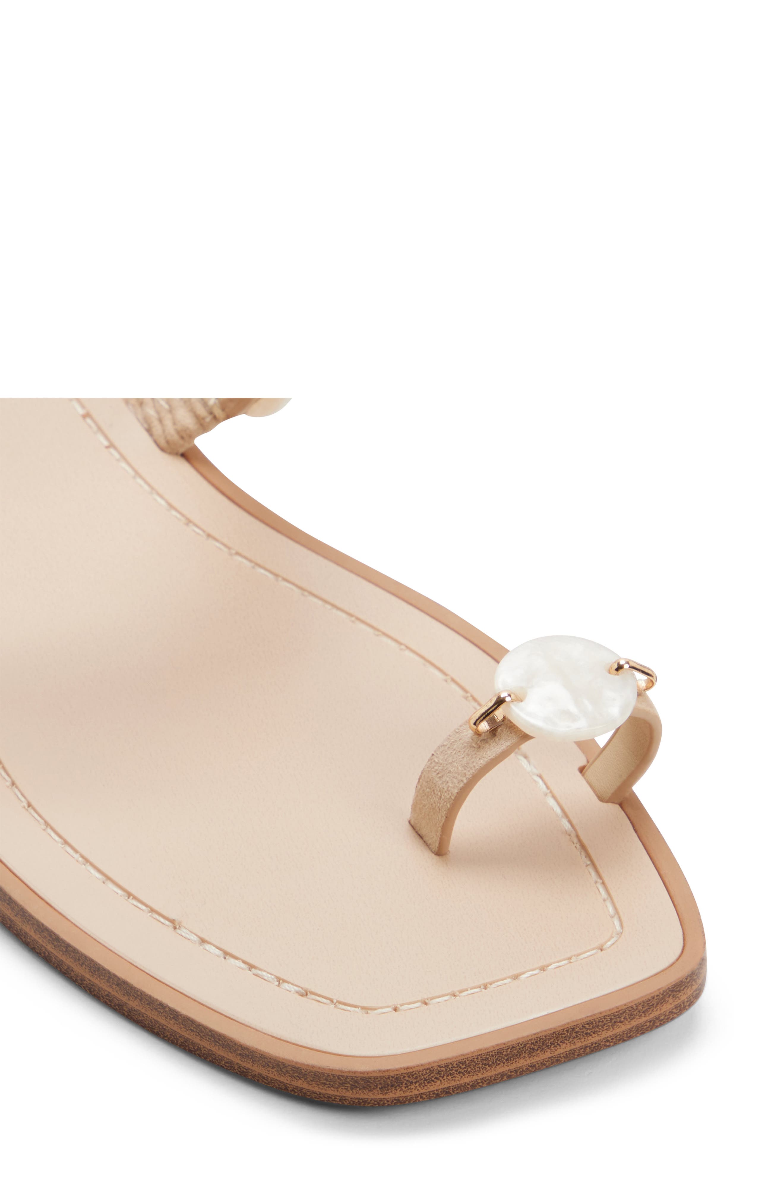 ALDO Crystiana Slide Sandal, Alternate, color, Sand