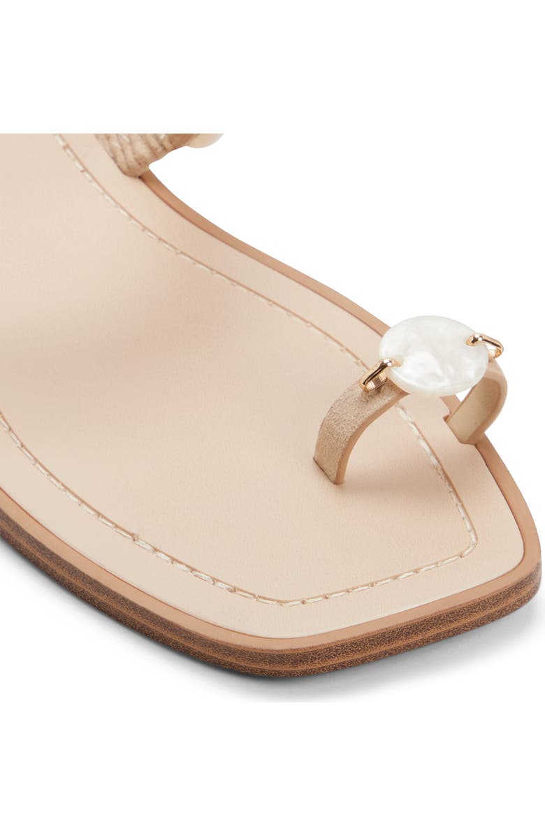 ALDO Crystiana Slide Sandal, Alternate, color, Sand