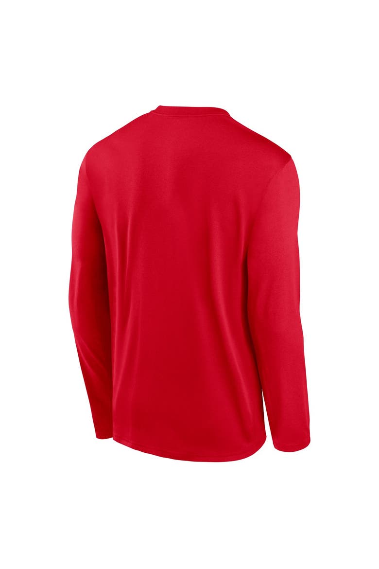 Men's Nike Red Georgia Bulldogs Primetime Alternate Logo Legend Performance Long Sleeve T-Shirt, Alternate, color, Red