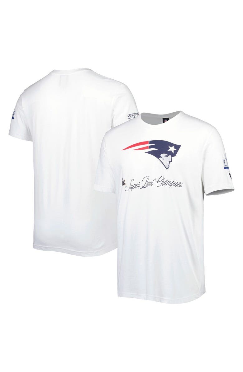 New Era Men's New Era White New England Patriots Historic Champs T-Shirt, Main, color, White