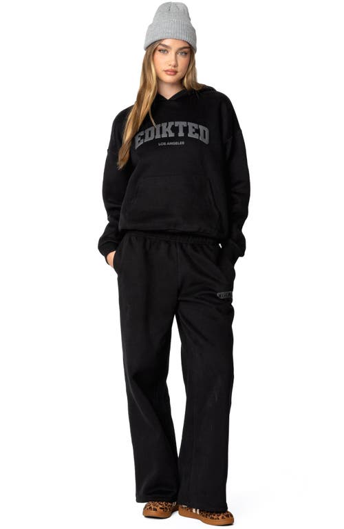 Edikted La Logo Hoodie In Black