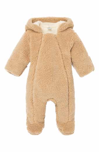Kids' Faux Shearling Bear Pramsuit