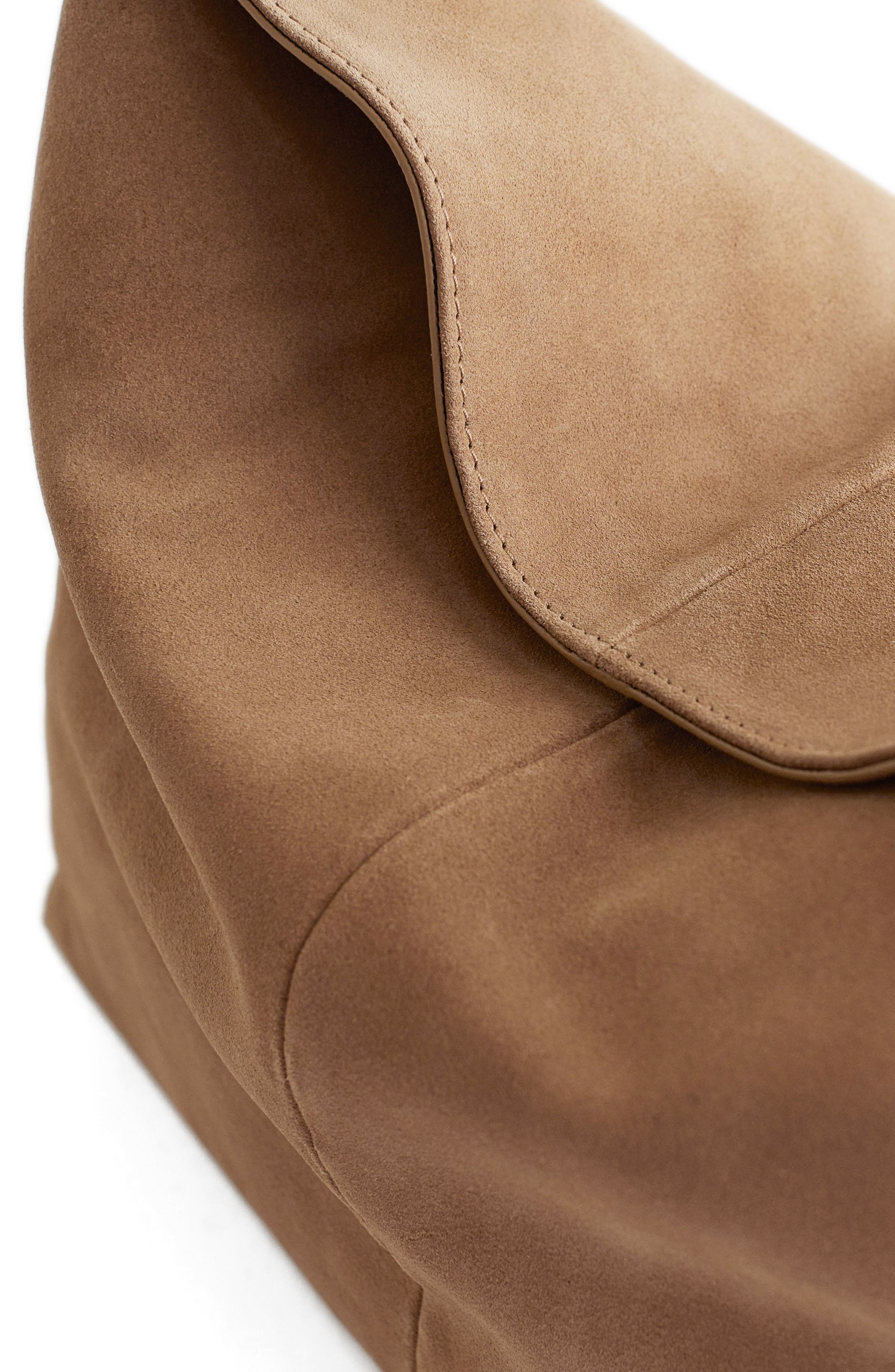 & Other Stories Suede Shoulder Bag, Alternate, color, 