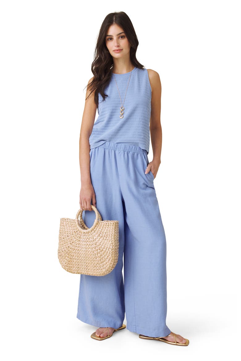 Shelly Knit Tank, Alternate, color, AZURE BLUE