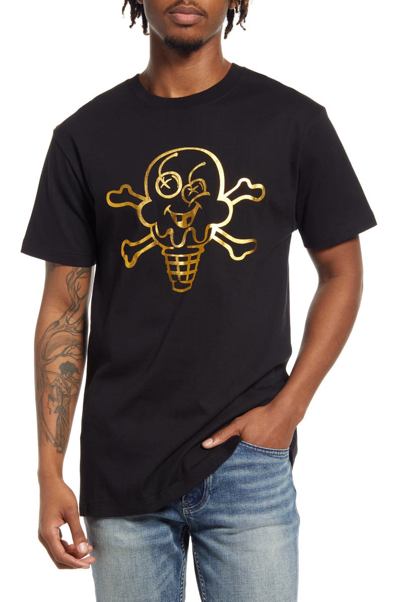 ICECREAM Men's Metallic Graphic Tee, Main, color, 