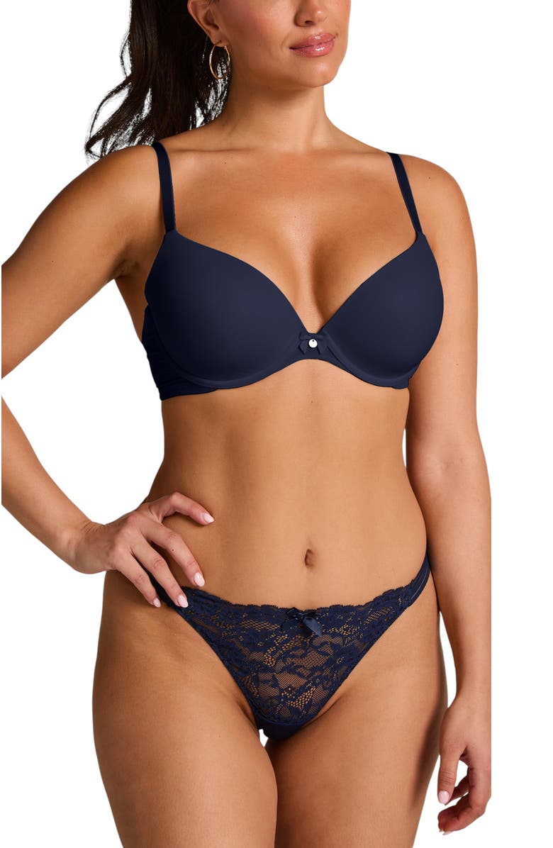 Hunkemöller 5-pack Sully Thong, Alternate, color, Peacoat