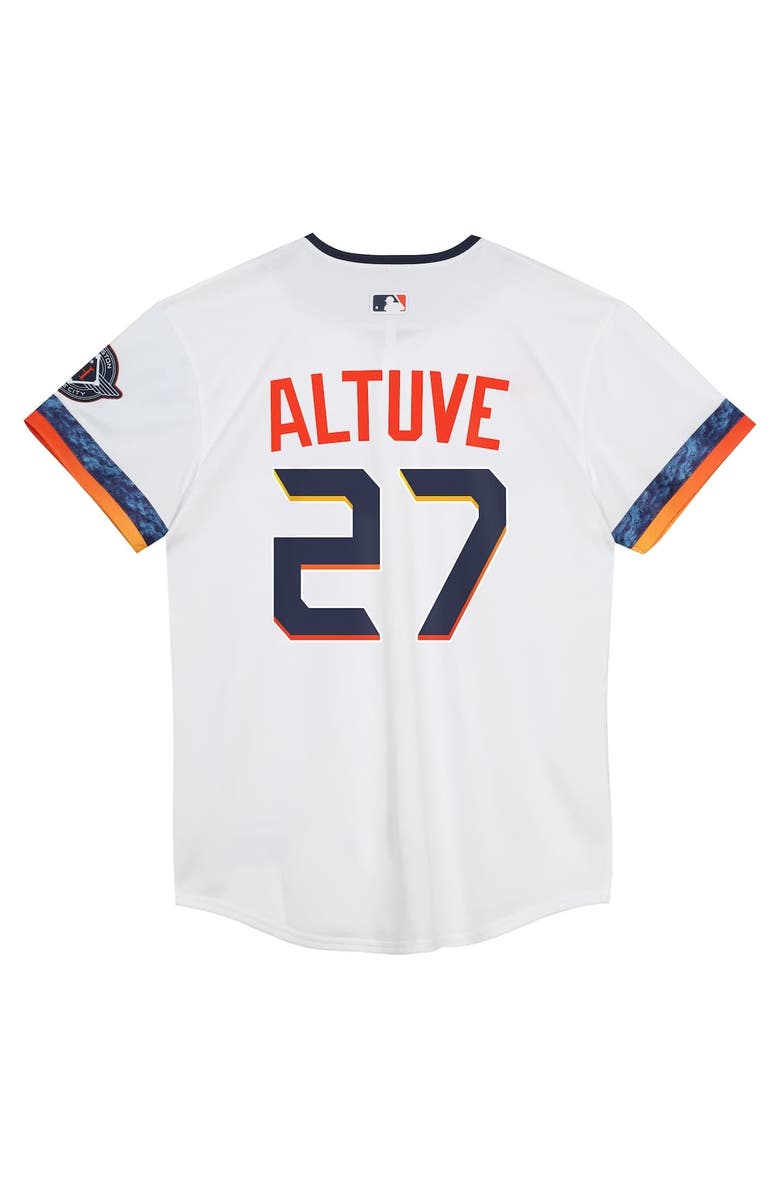 Nike Preschool Nike Jose Altuve White Houston Astros 2025 City Connect Limited Player Jersey, Alternate, color, White