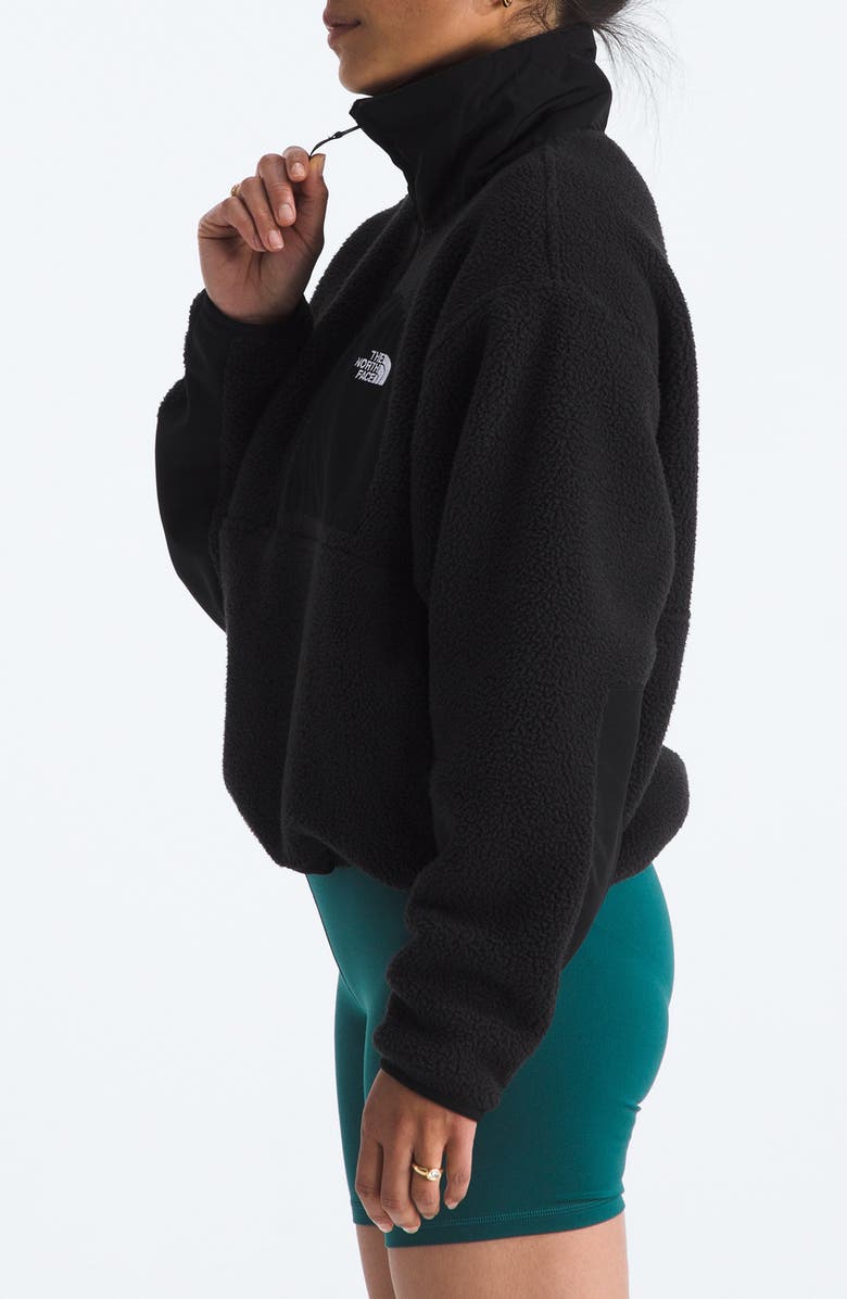 The North Face Yumiori Off Peak Recycled Fleece Pullover, Alternate, color, Tnf Black
