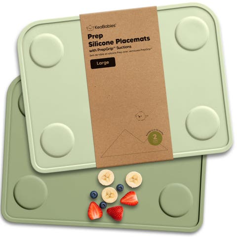 2-Pack Prep Silicone Placemats