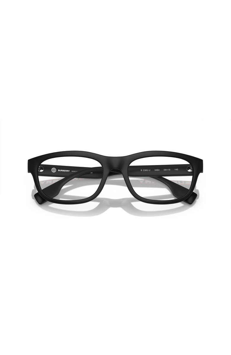 Burberry 54mm Irregular optical glasses, Alternate, color, Black