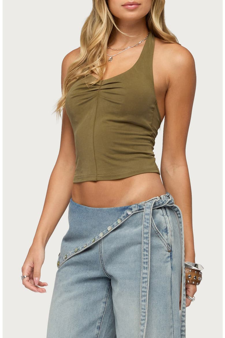 Montanah Halter Top, Alternate, color, OLIVE
