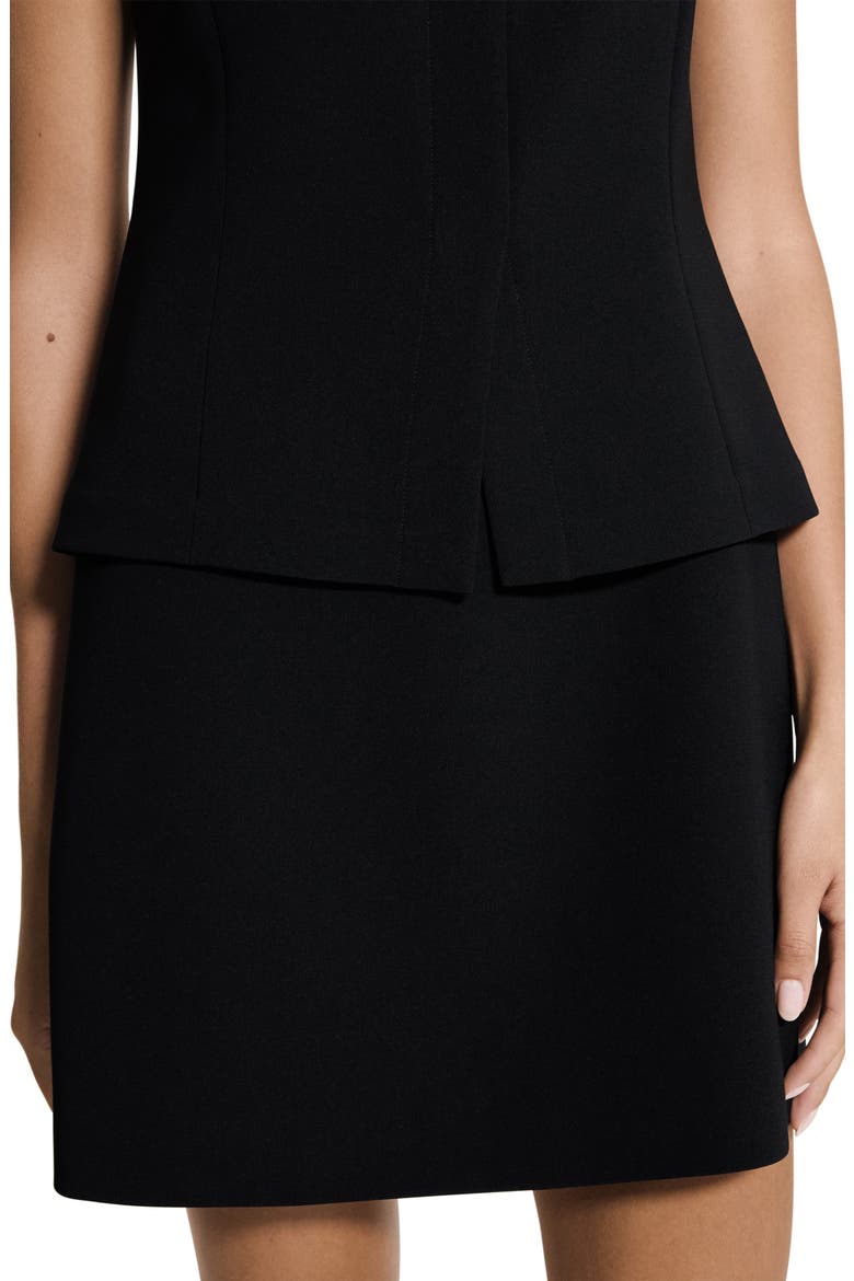 Boat Neck Minidress, Alternate, color, BLACK - 001