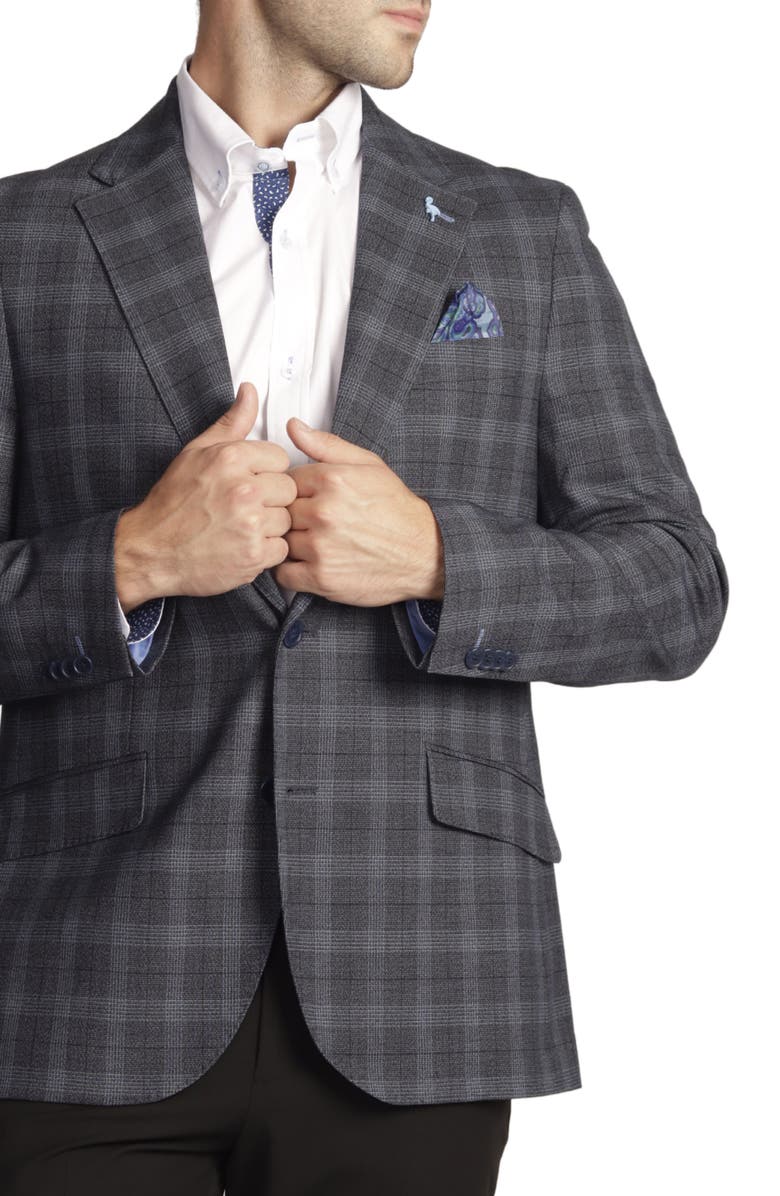 TailorByrd Signature Glen Plaid Sportcoat, Alternate, color,