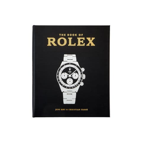 The Book of Rolex Leather Coffee Table Book
