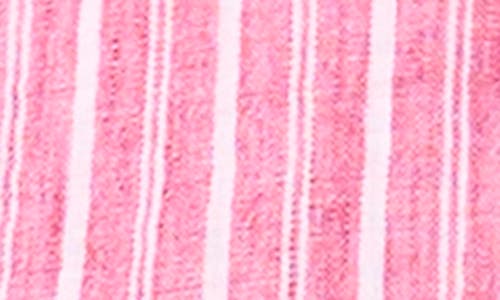 Ted Baker Stripe Oversize Button-up Shirt In Pink